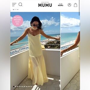 Show me your mumu Dalia dress small